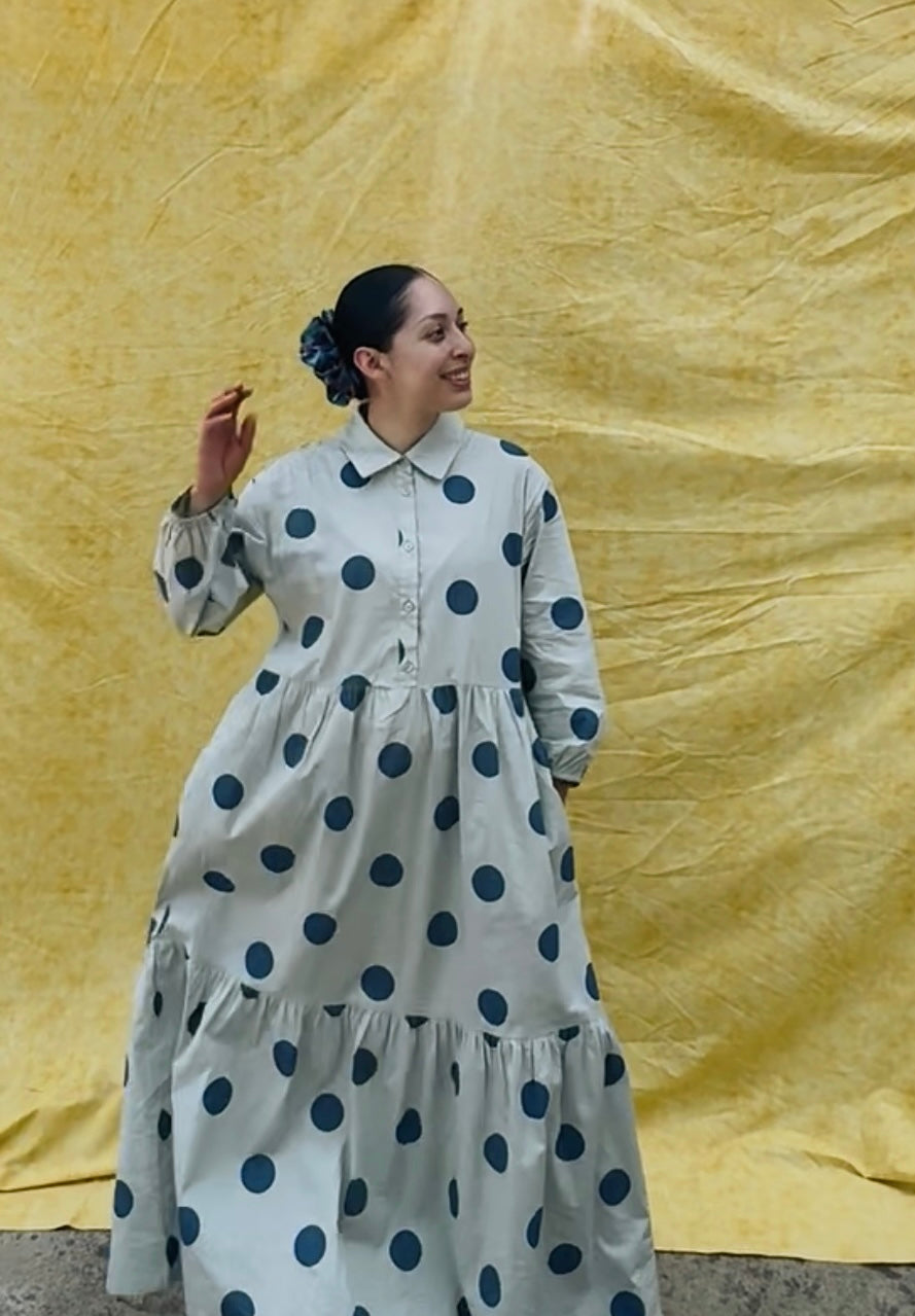 Bluebell Dot Dress