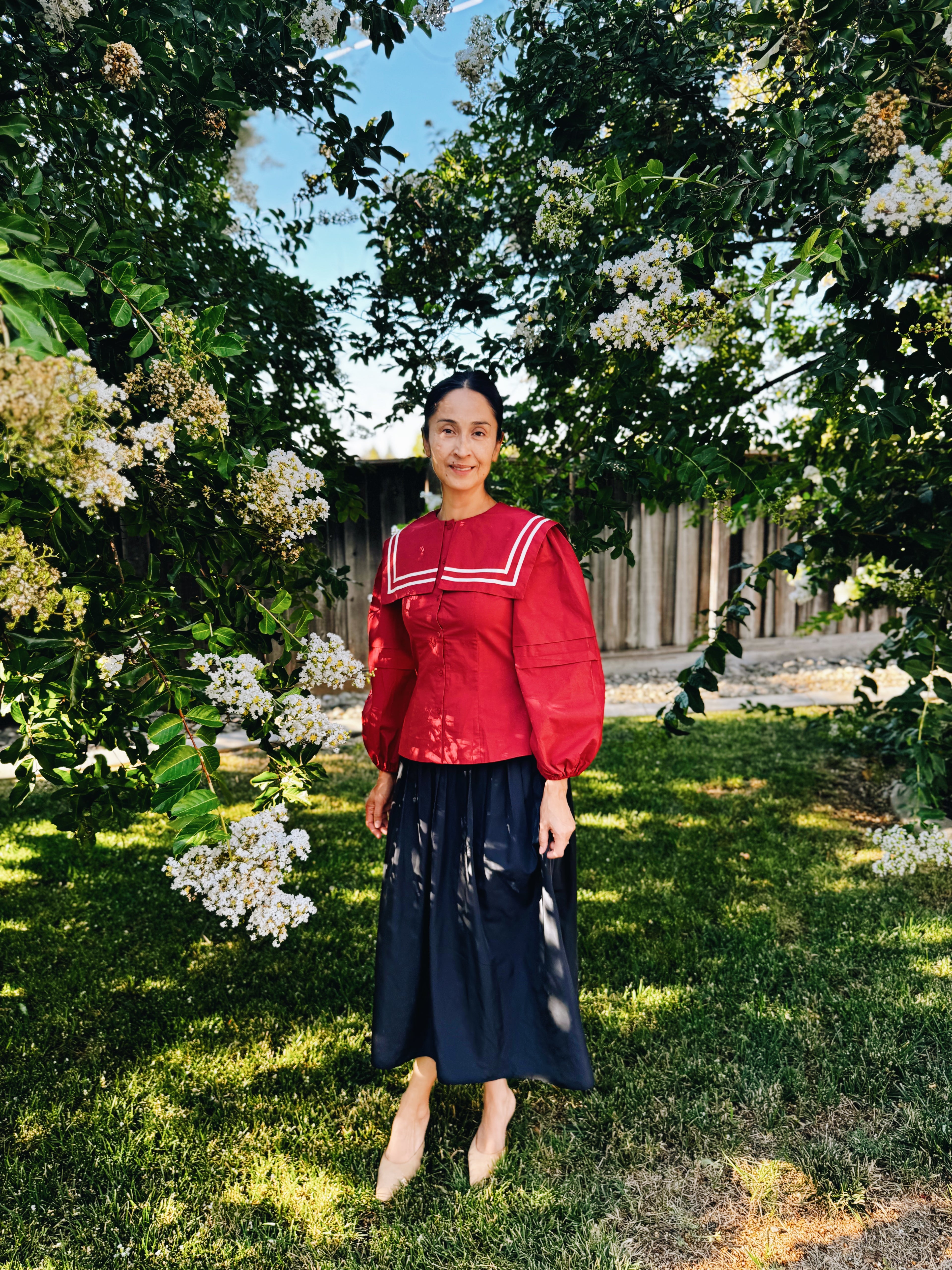 Scarlet Harbor Blouse