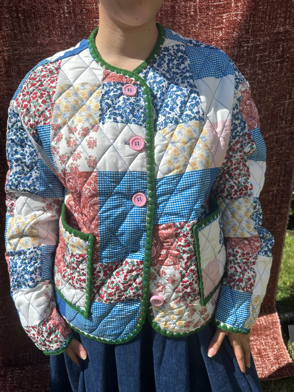 Solenne Patchwork Jacket