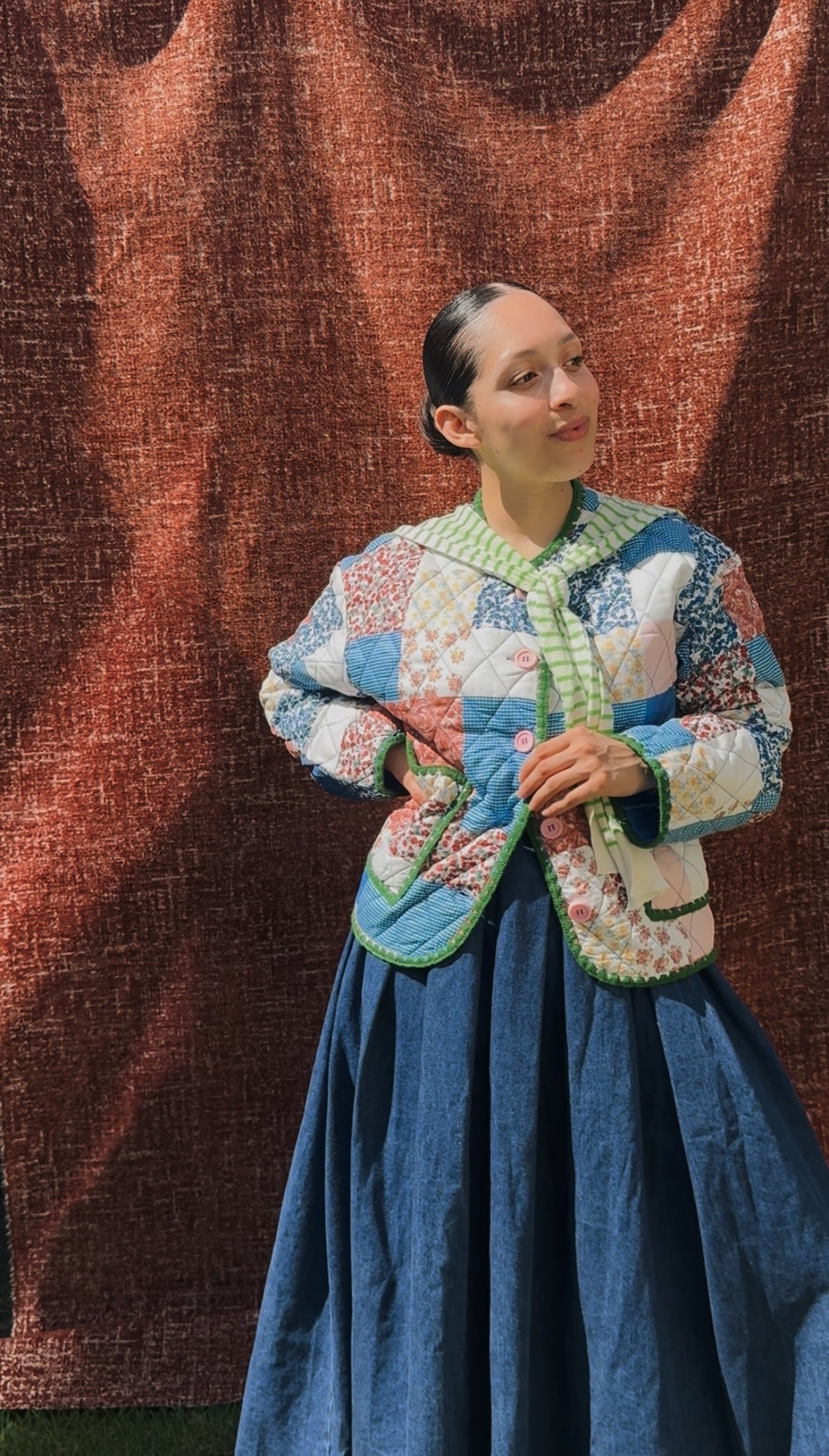 Solenne Patchwork Jacket