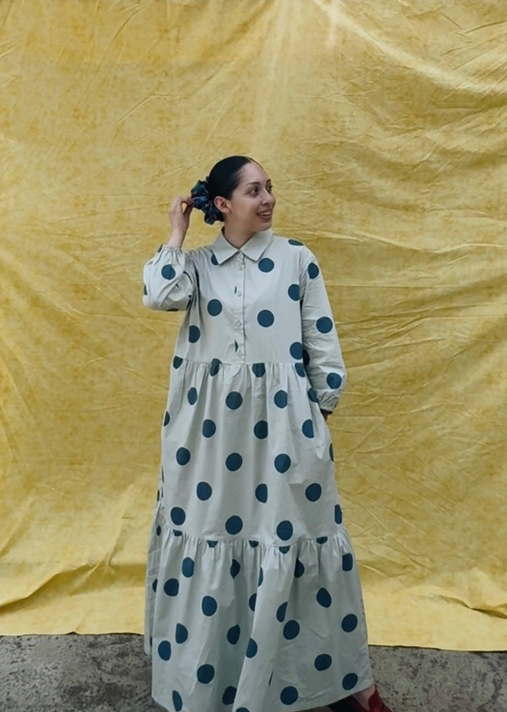 Bluebell Dot Dress
