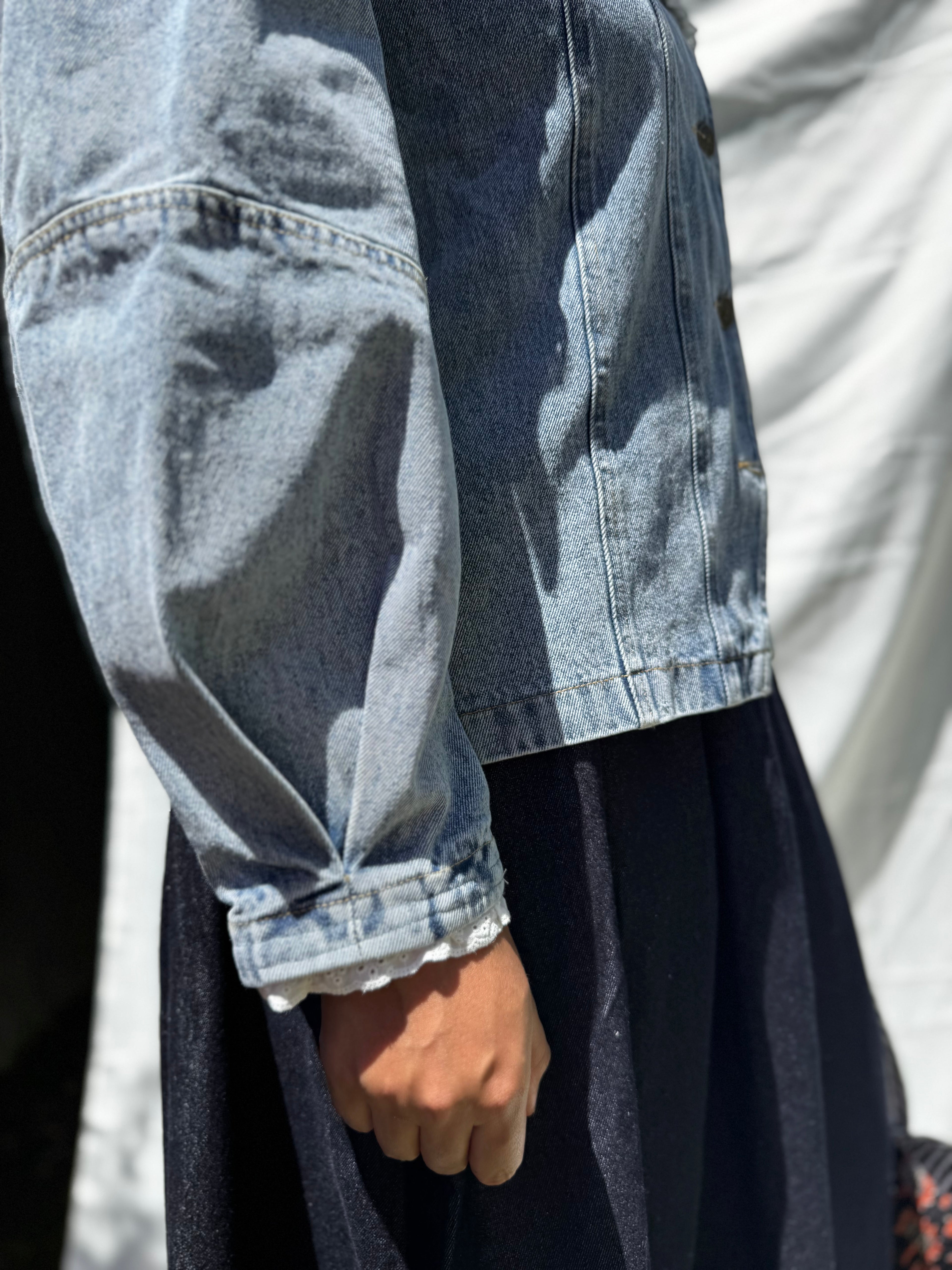 Eyelet & Indigo Denim Jacket