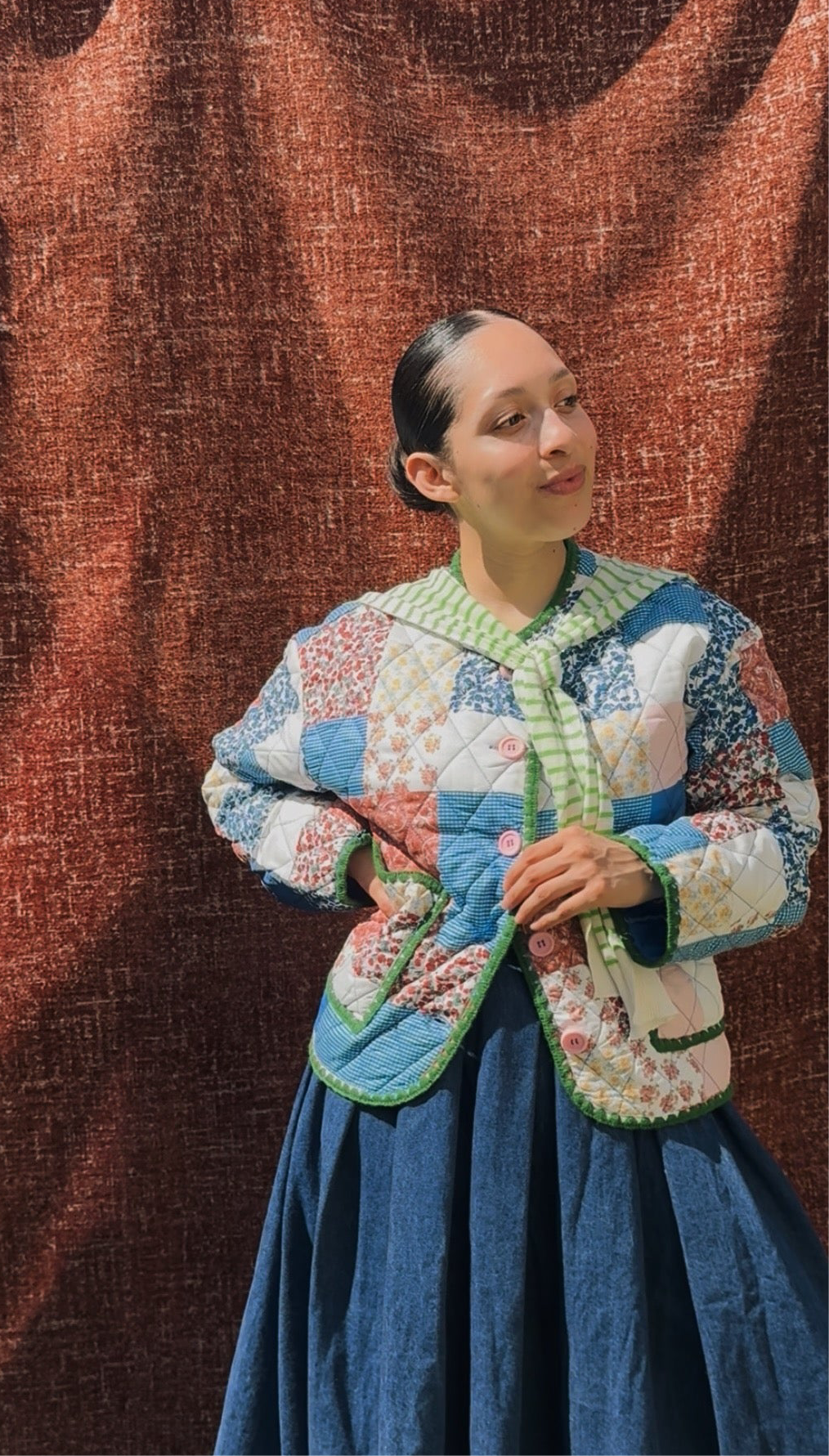 Solenne Patchwork Jacket