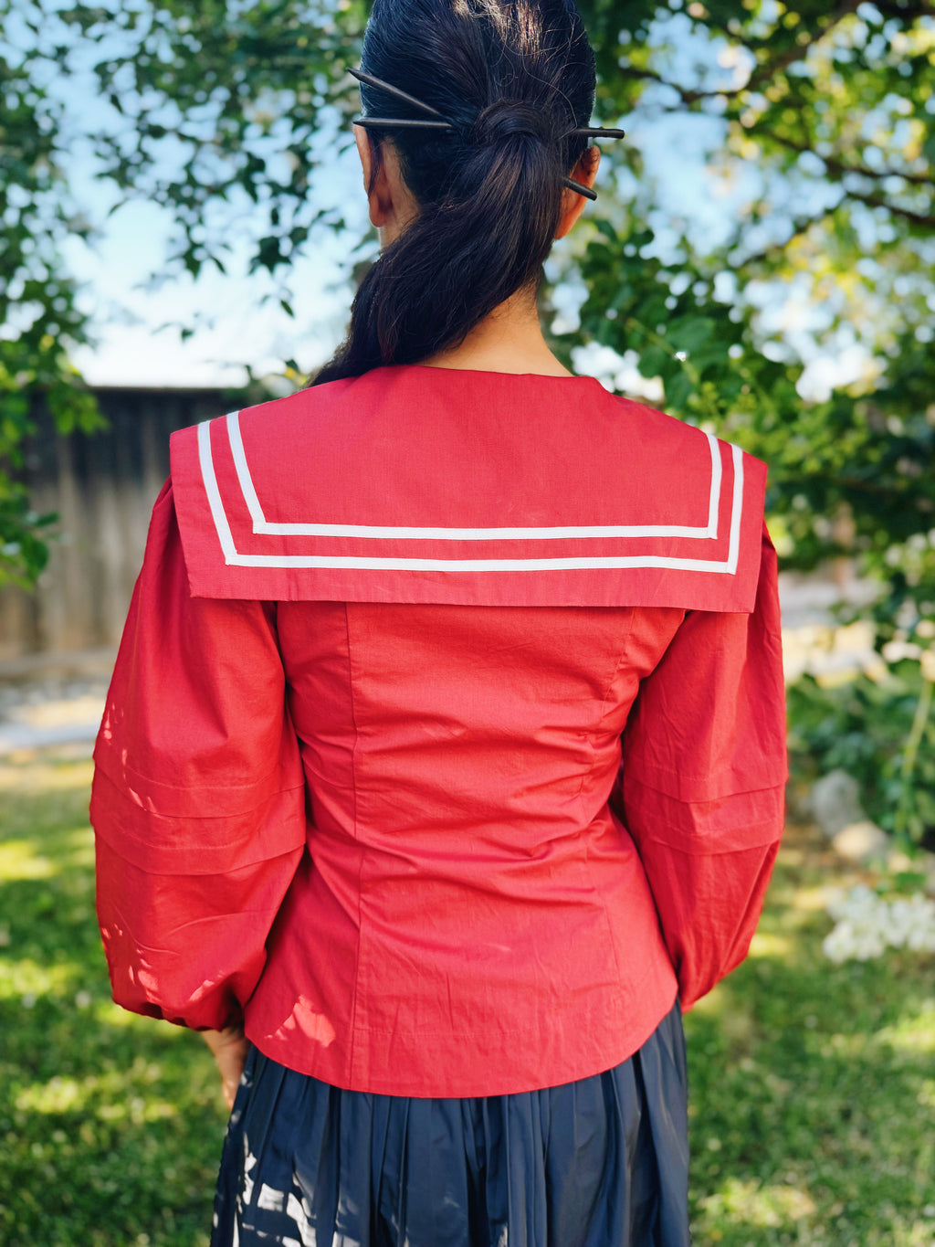 Scarlet Harbor Blouse