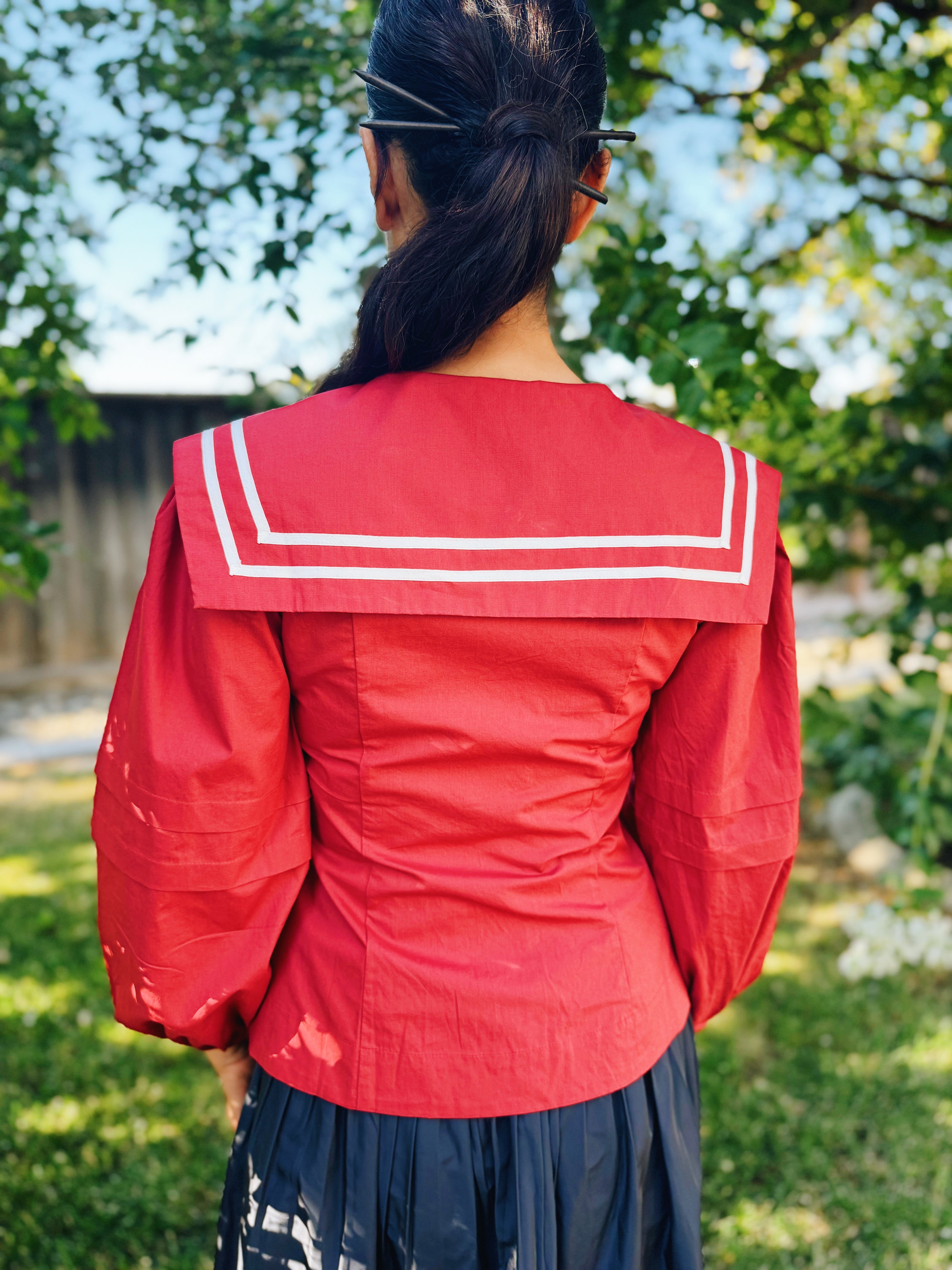 Scarlet Harbor Blouse