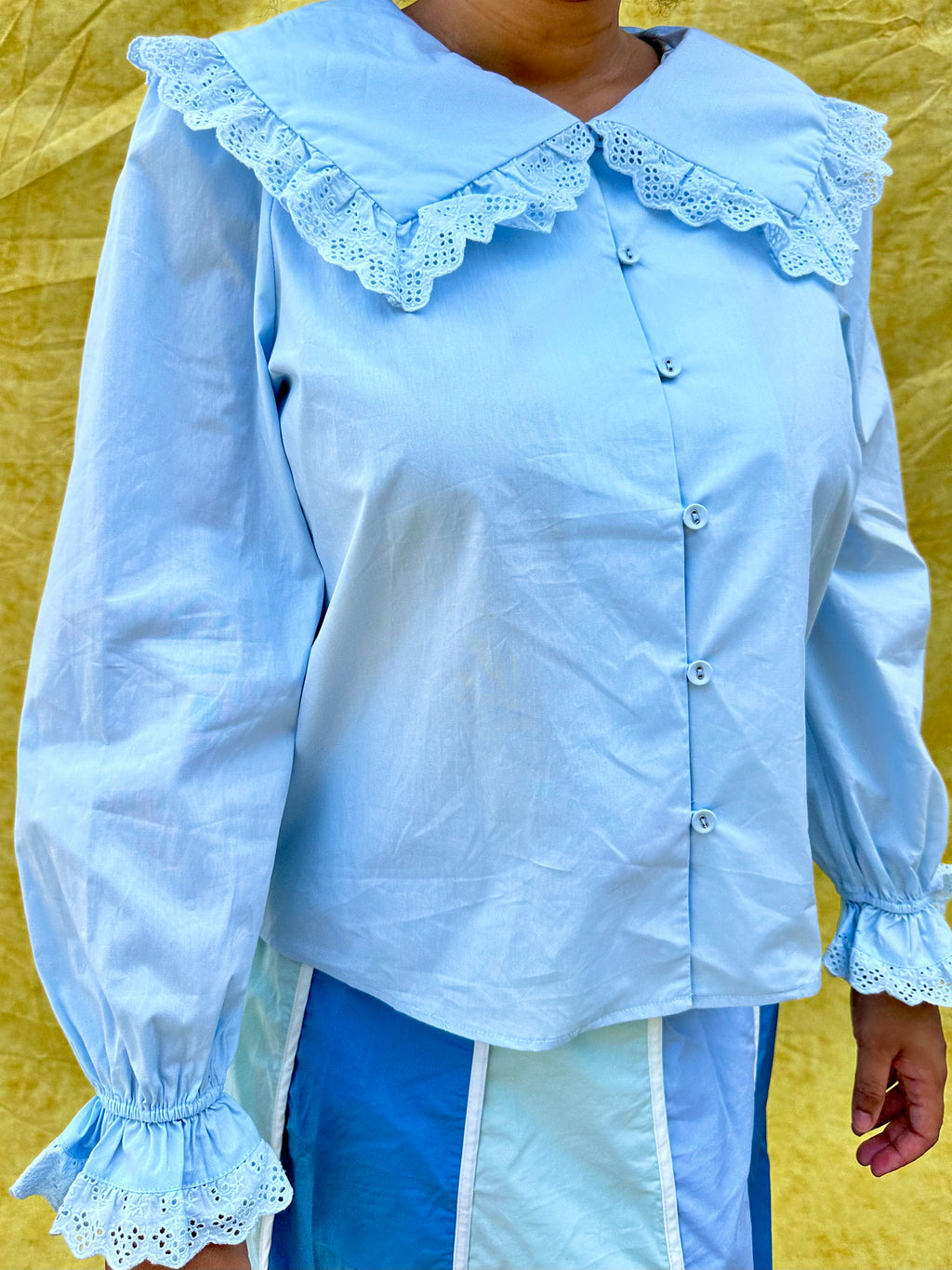The White Scallop Dream Top