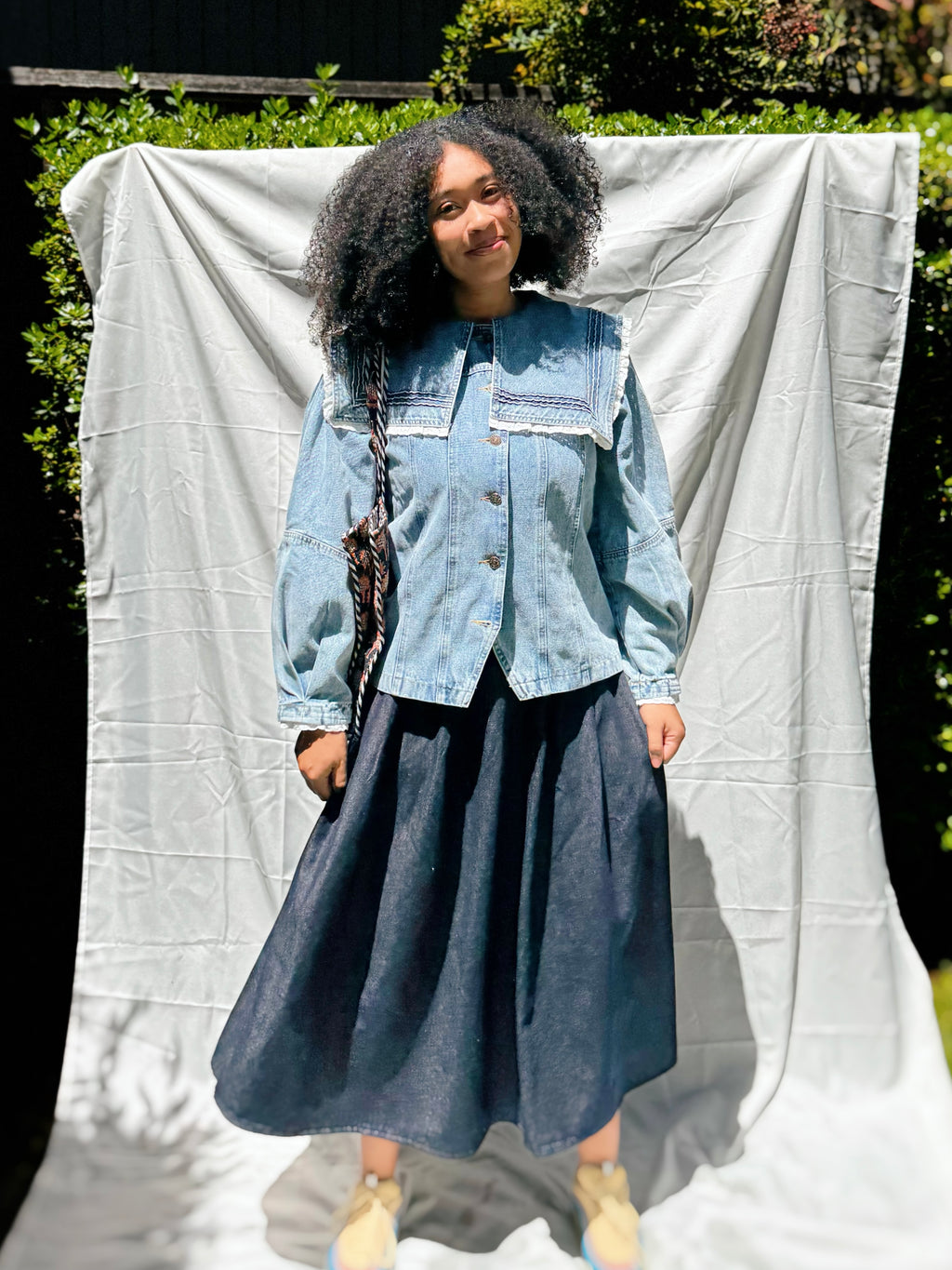 Eyelet & Indigo Denim Jacket