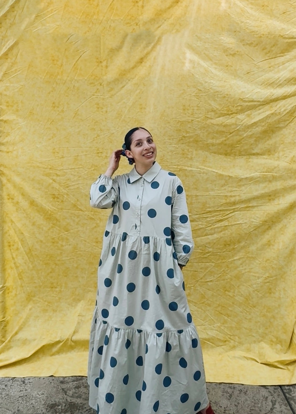 Bluebell Dot Dress